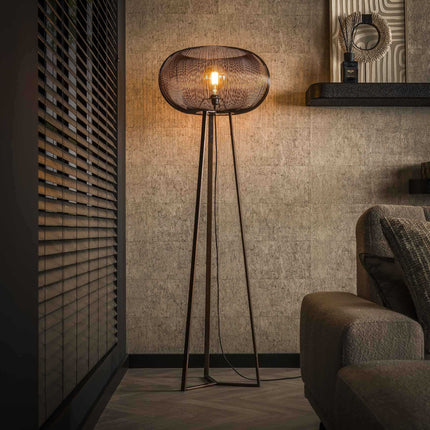 Floor Lamp 3-poot copper twist