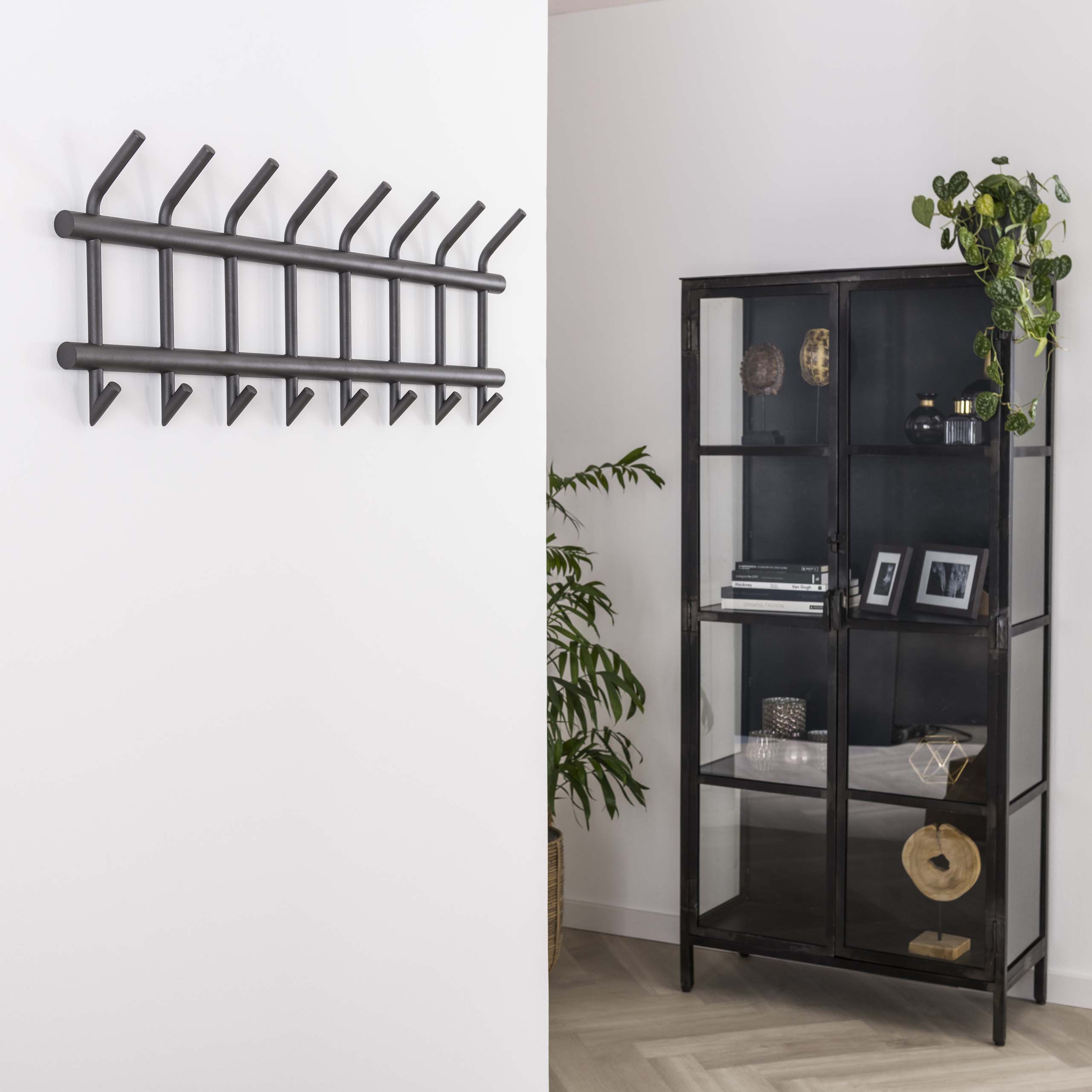 Klädställ Stålkrokar (8 krokar)