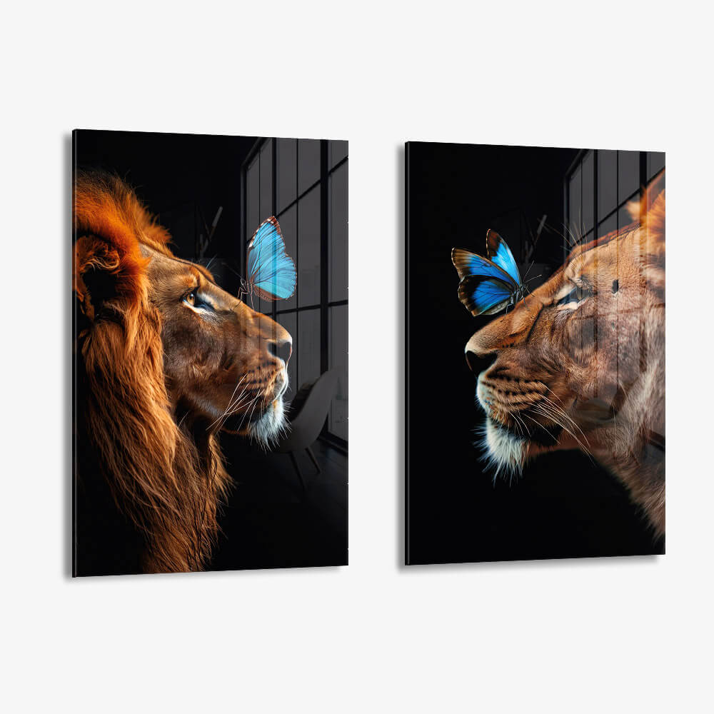 Bundle: "Butterfly Lions" (2x) – Glas