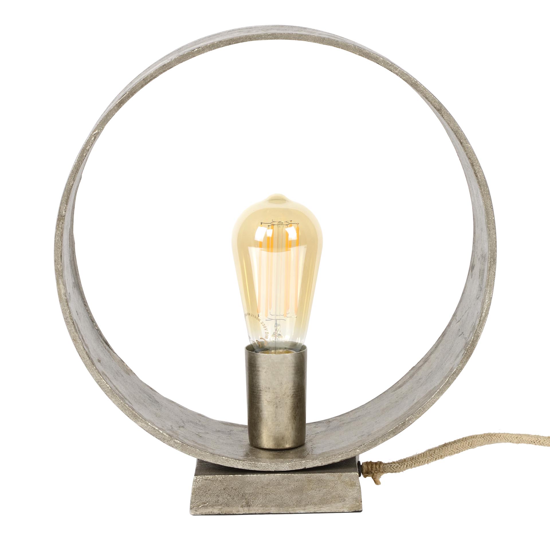Bordslampa Loop / Antik Nickel
