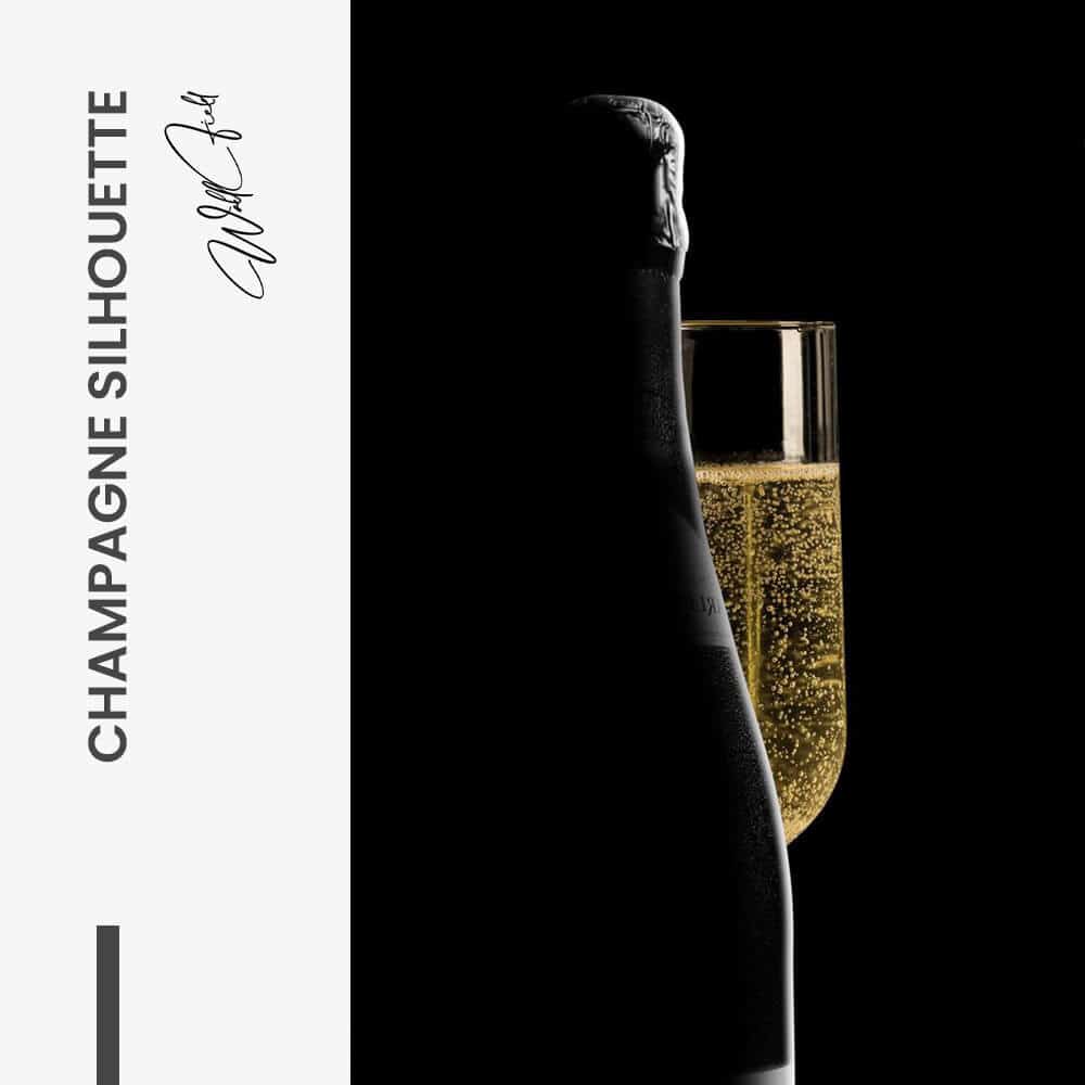 Champagne Silhouette – Glass