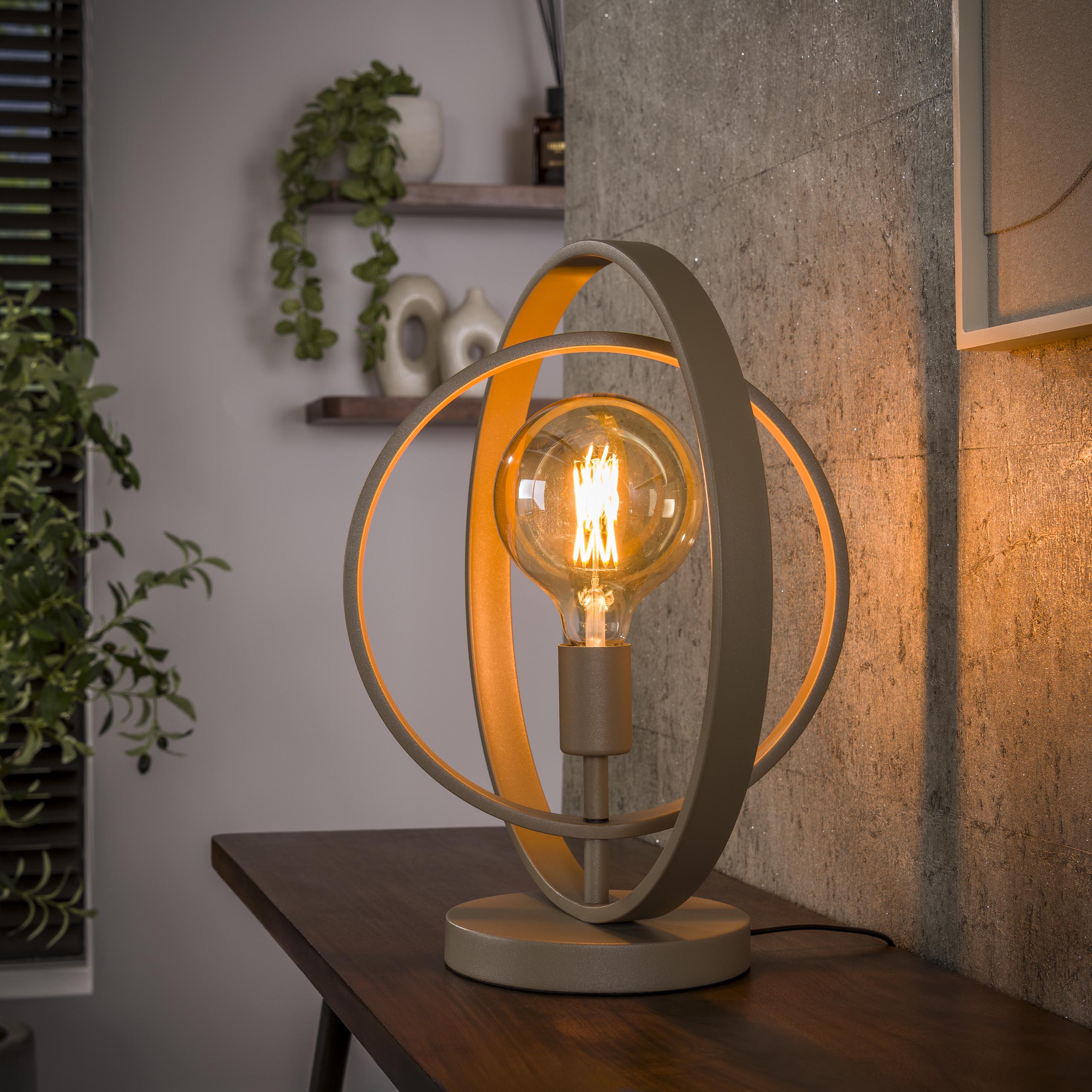 Bordslampa Turn Around 1-ljus - beige