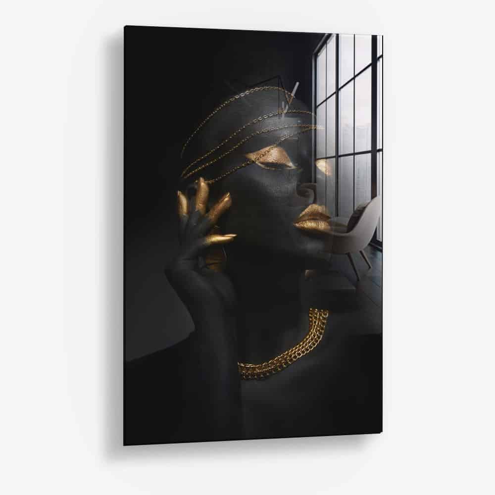 Native Woman – Glass