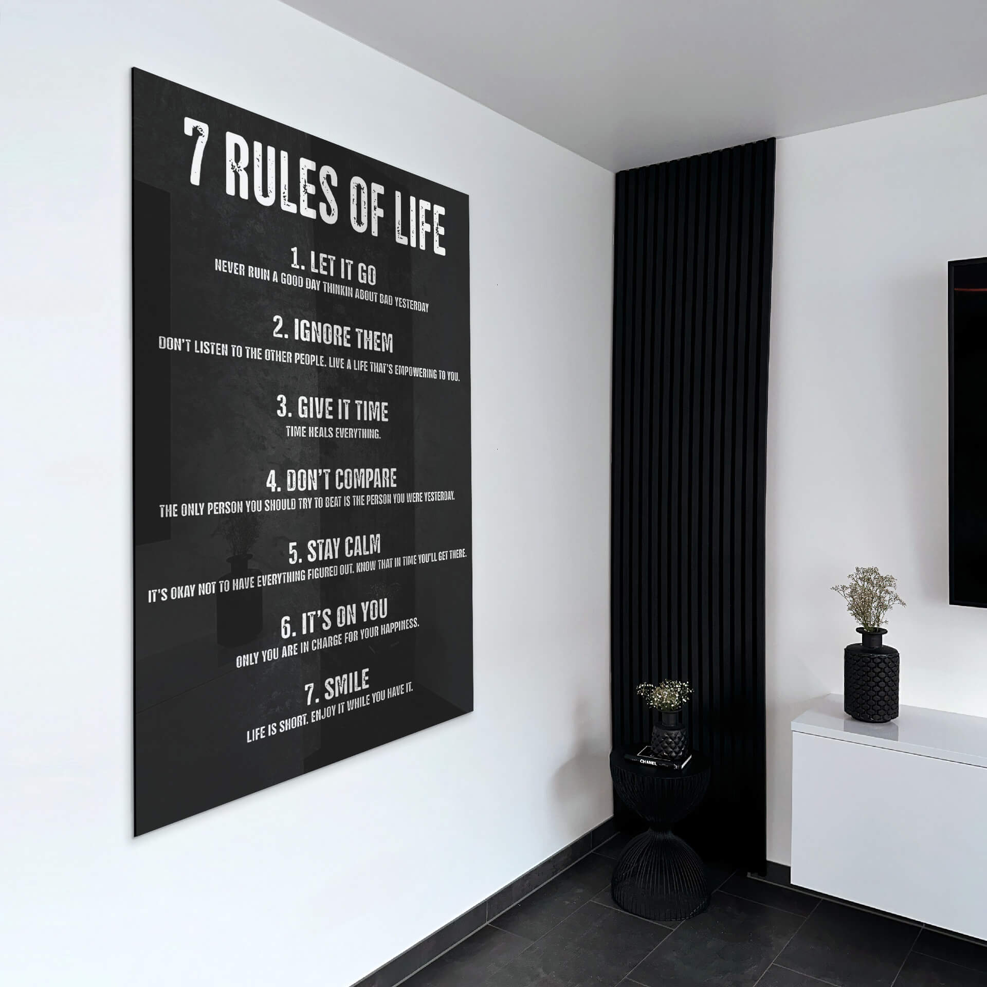 7 Rules of Life - Glas