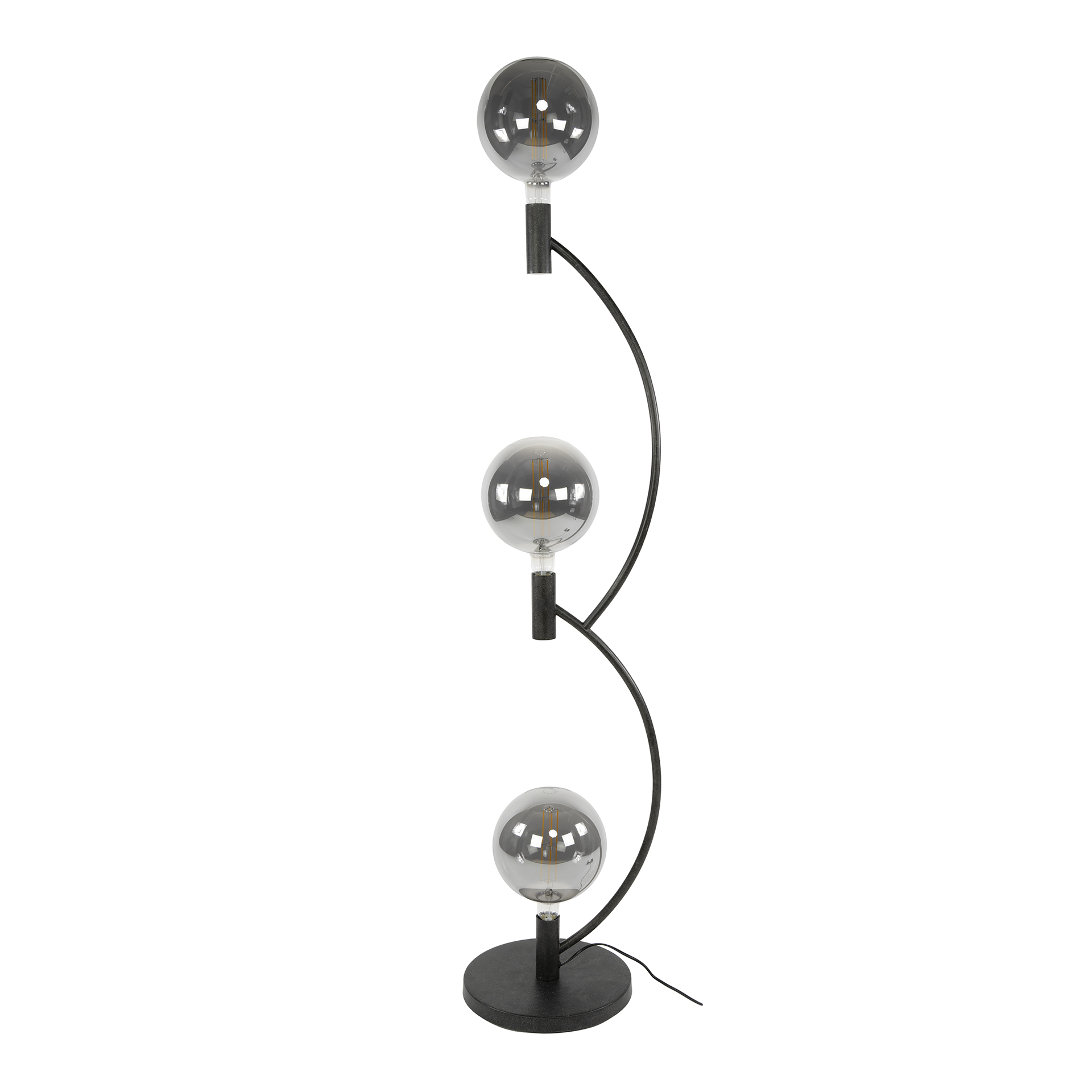 Golvlampa Arcus 3-light - Artic svart