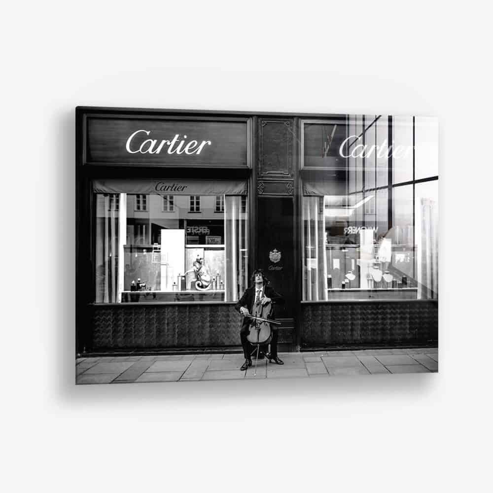Cello Player - Glas