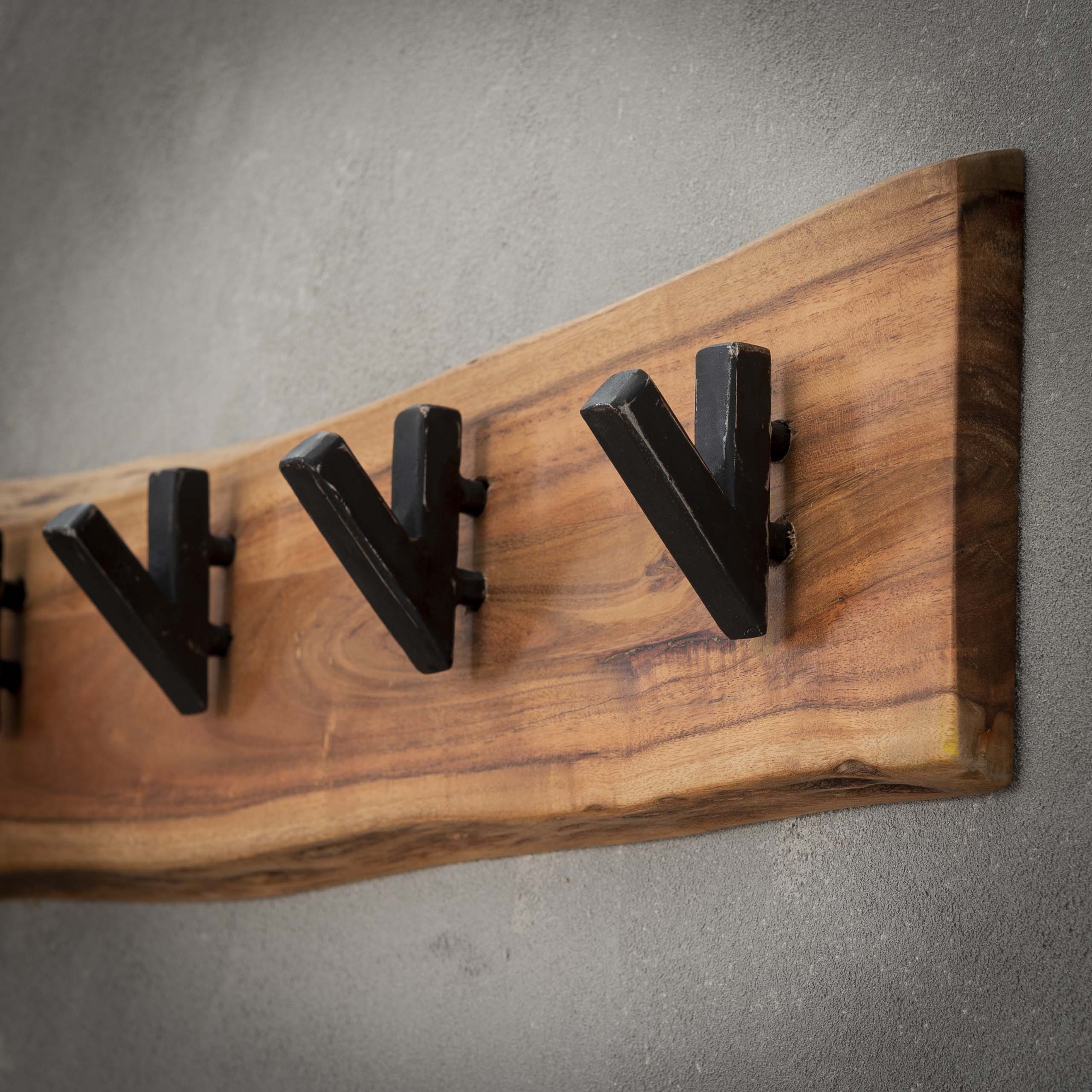 Klädhängare Short Wood 5 krokar