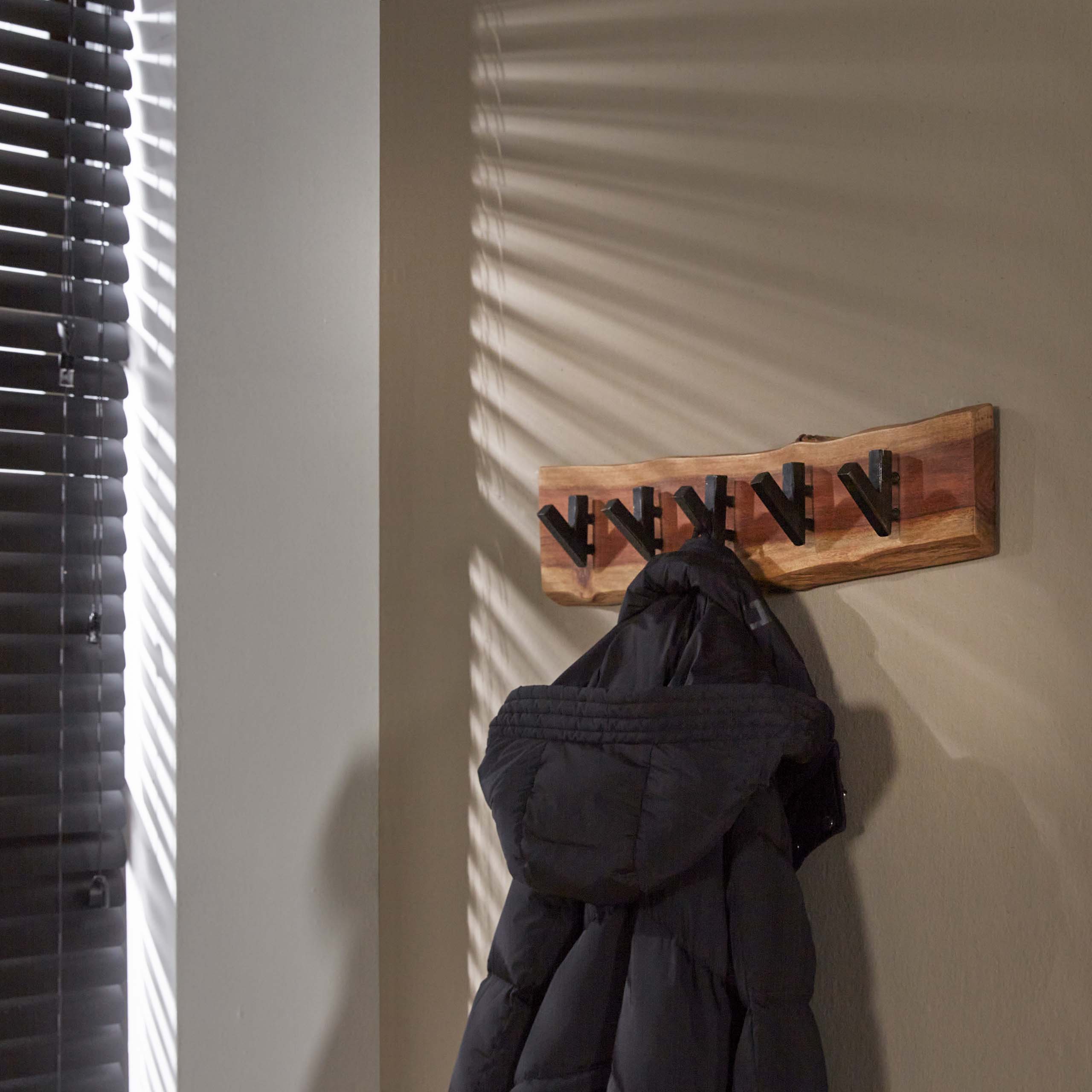 Klädhängare Short Wood 5 krokar