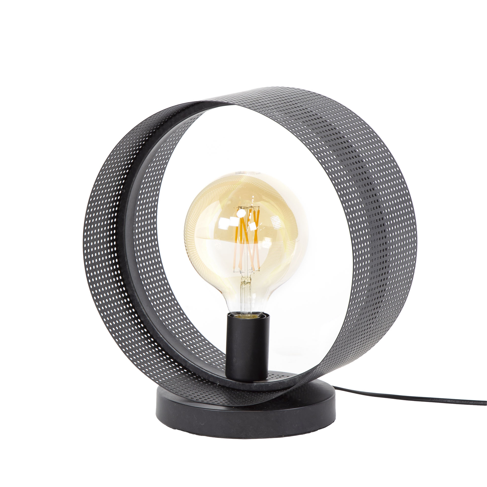 Bordslampa Ring Mesh 1-ljus - Charcoal