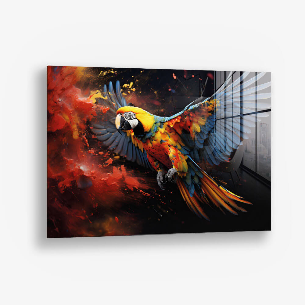 Color Parrot II – Glass