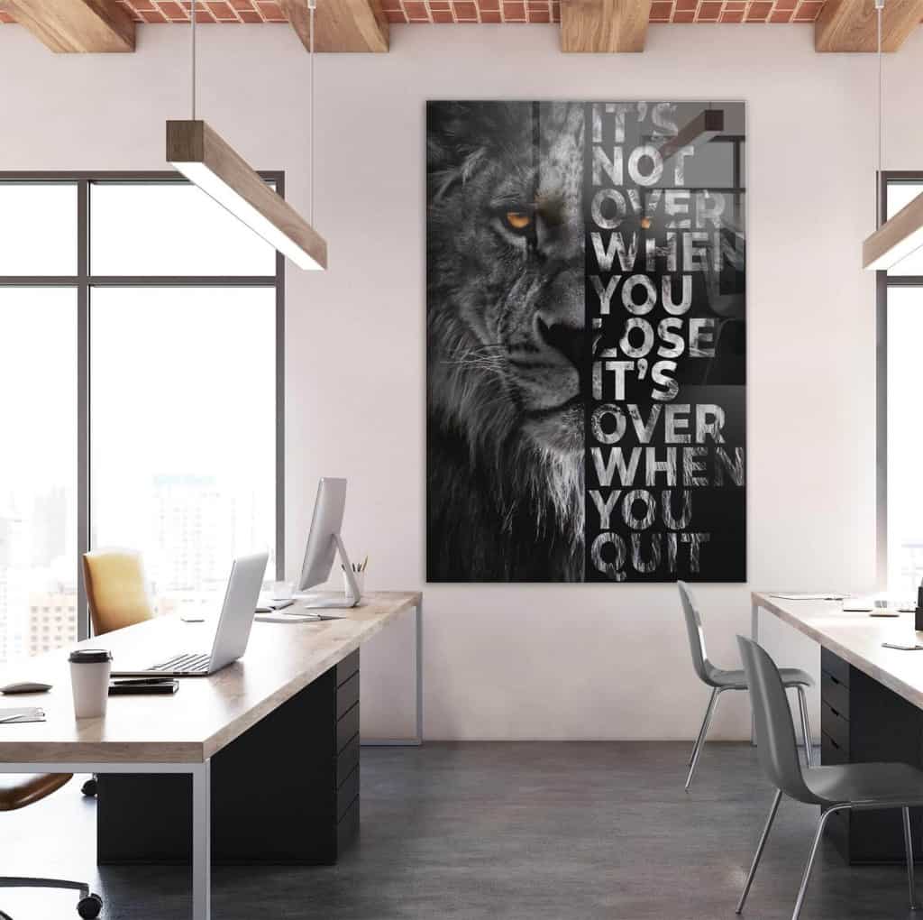 Never Give Up - Glas