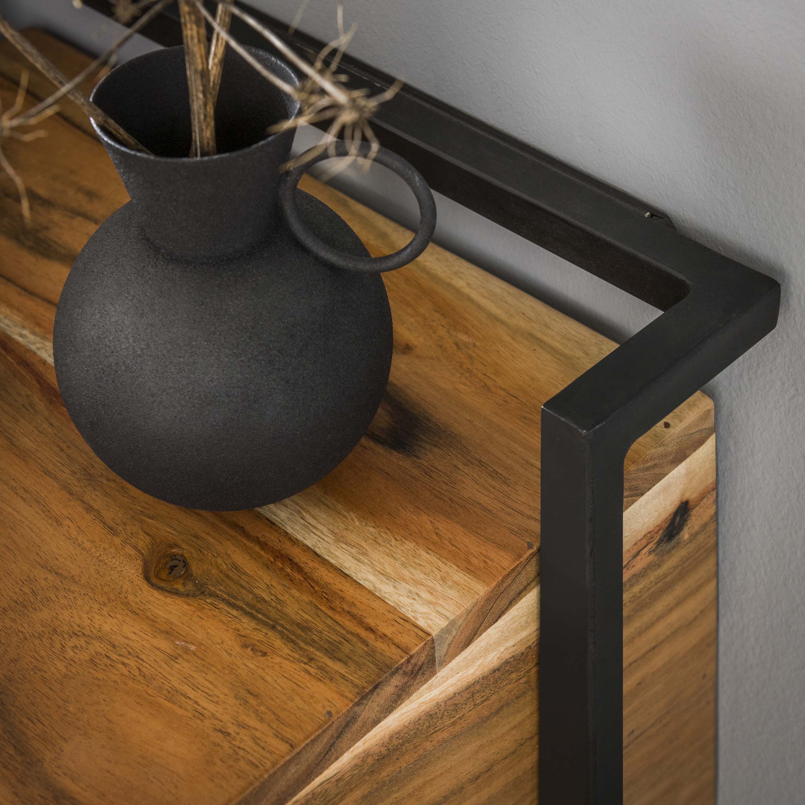 Sängbord Air Solid - 1 låda - Solid akacia