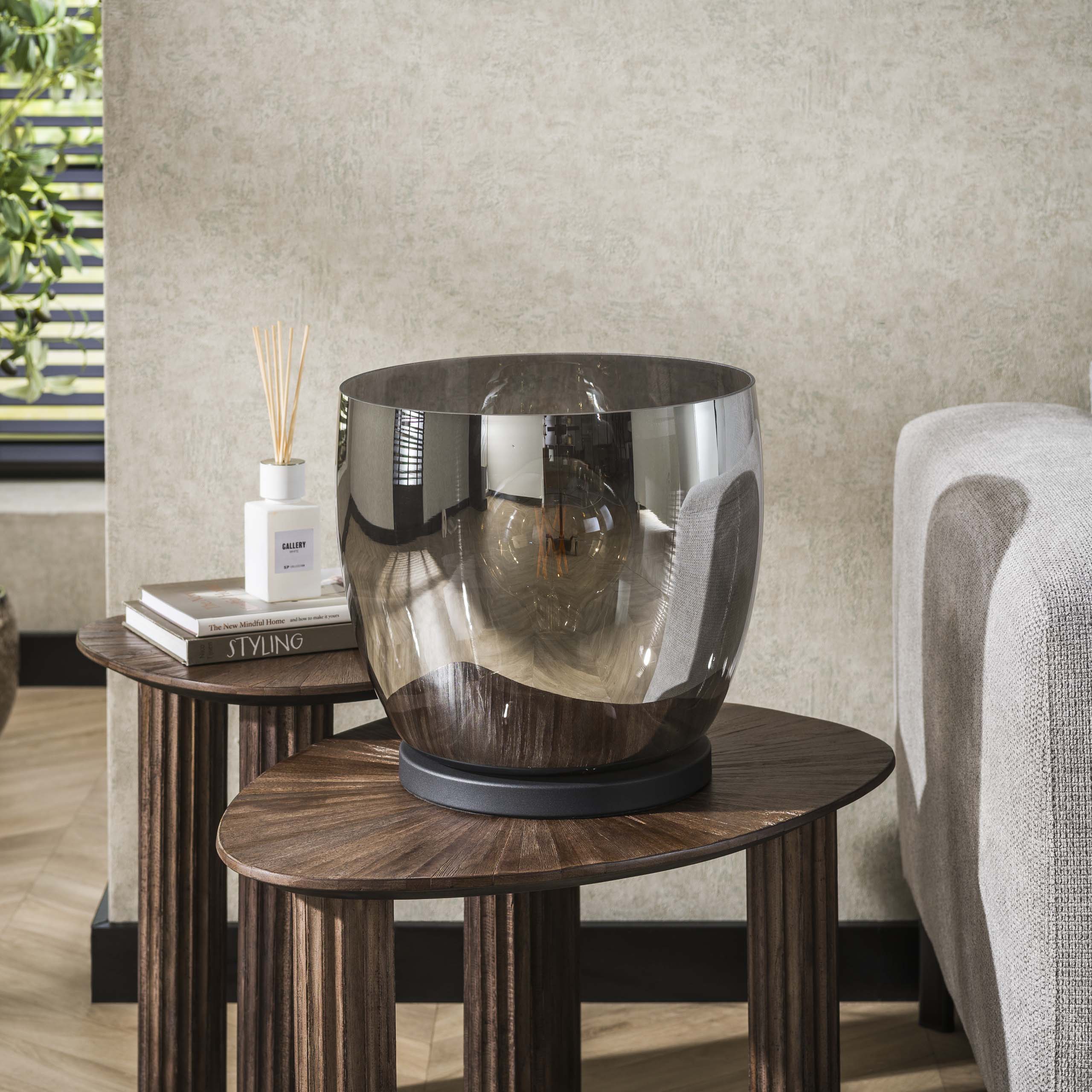 Golvlampa UP XL 1-ljus - Rökgrått glas