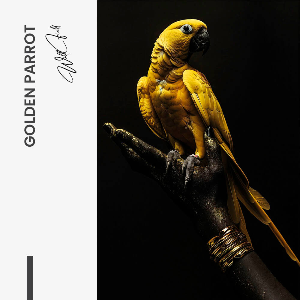 Golden Parrot – Glass