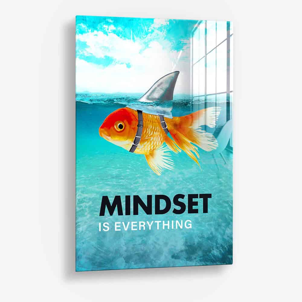 Mindset is Everything - Glas
