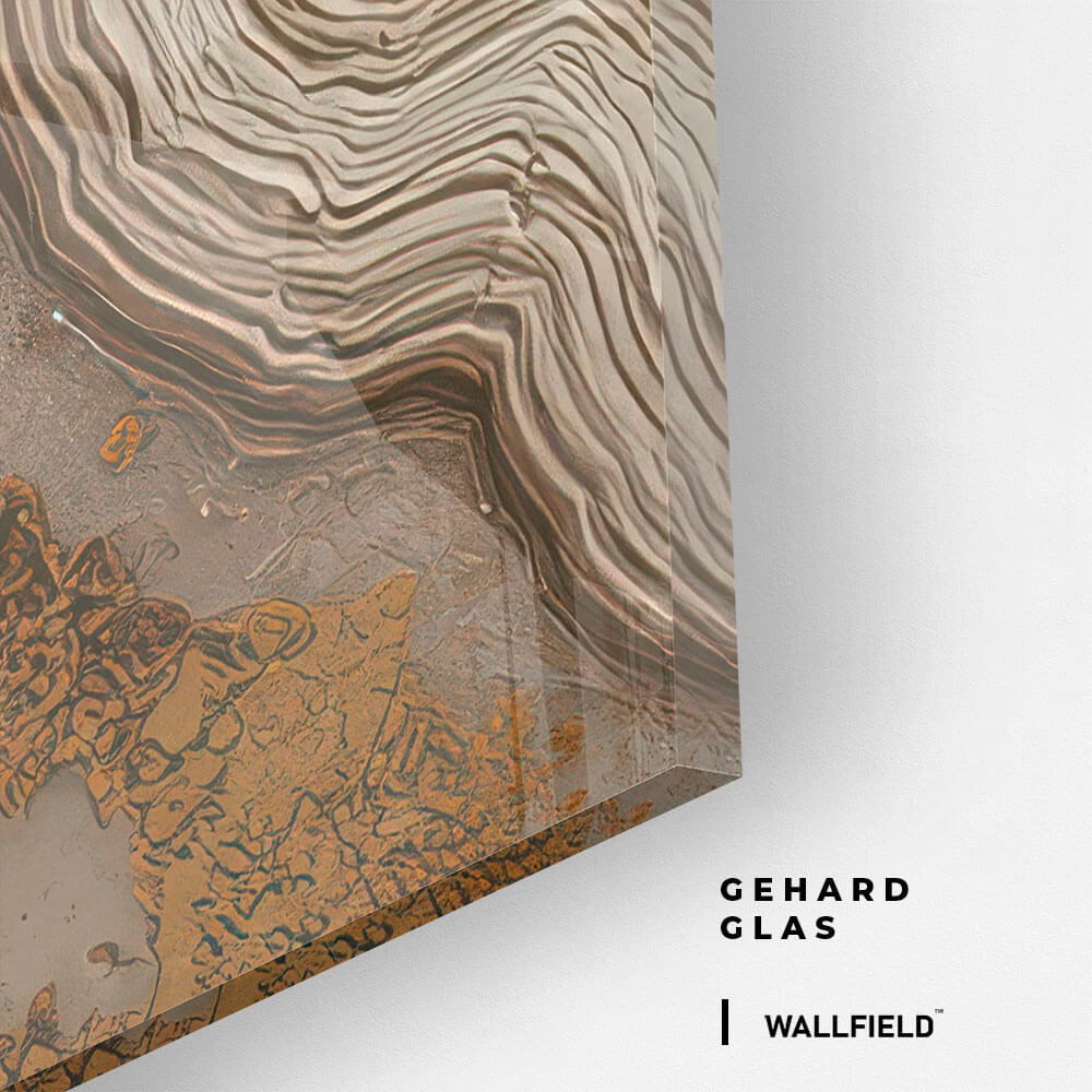 Alhamdulillah Beige Marble – Glass