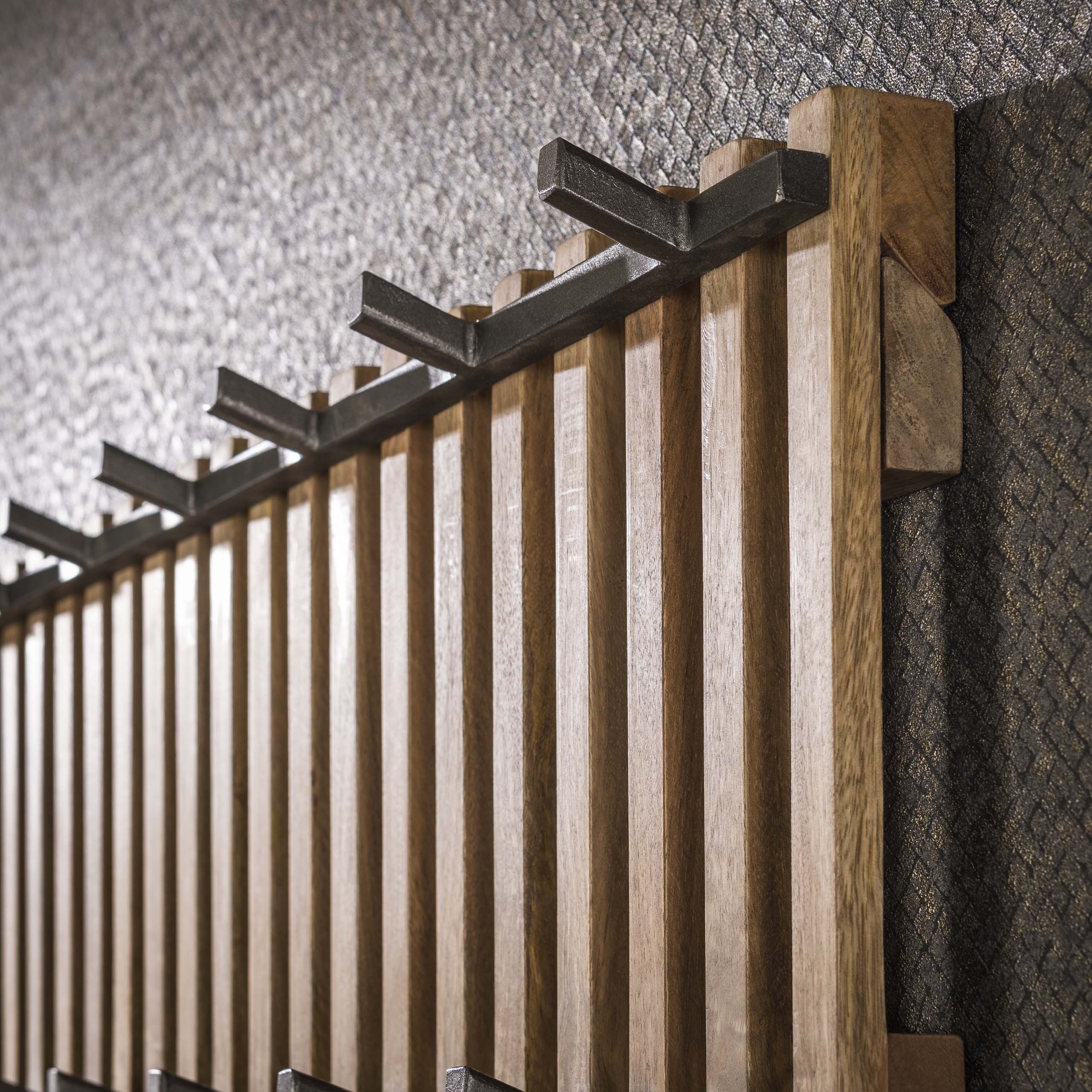 Klädställ tweak 13 krokar breda / Solid mango sand färg