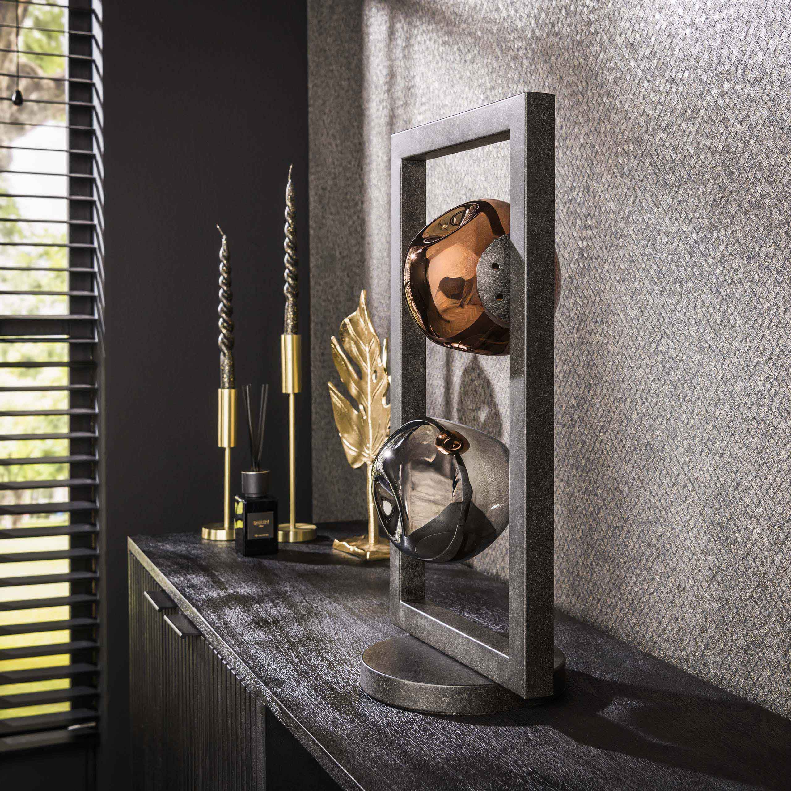 Bordslampa Stellar 2-light Artic svart