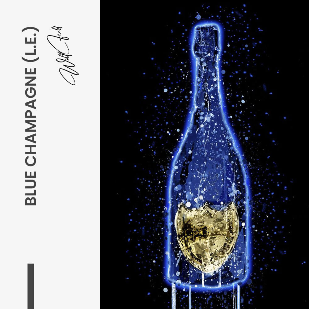 Blue Champagne (Limited Edition) – Glass