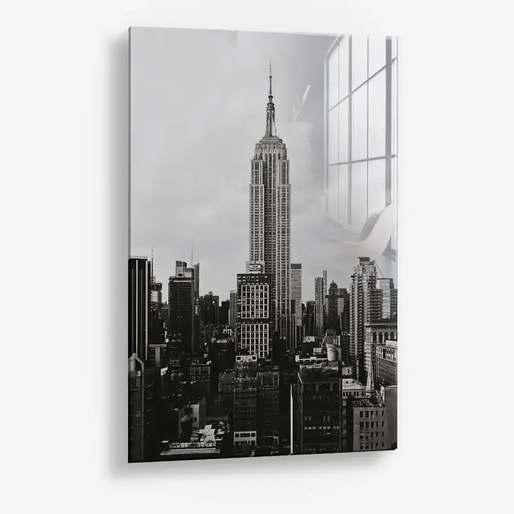 Spire in Cloudlight – Glass