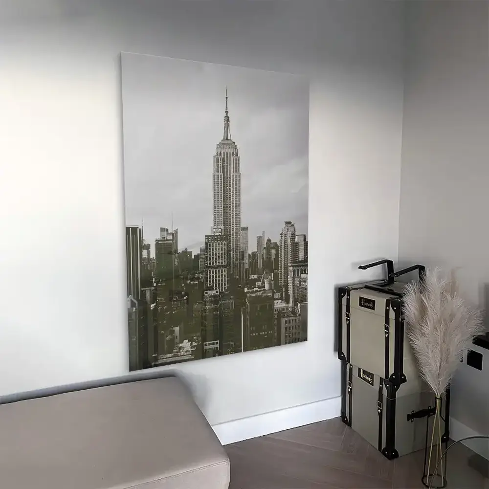 Spire in Cloudlight – Glass