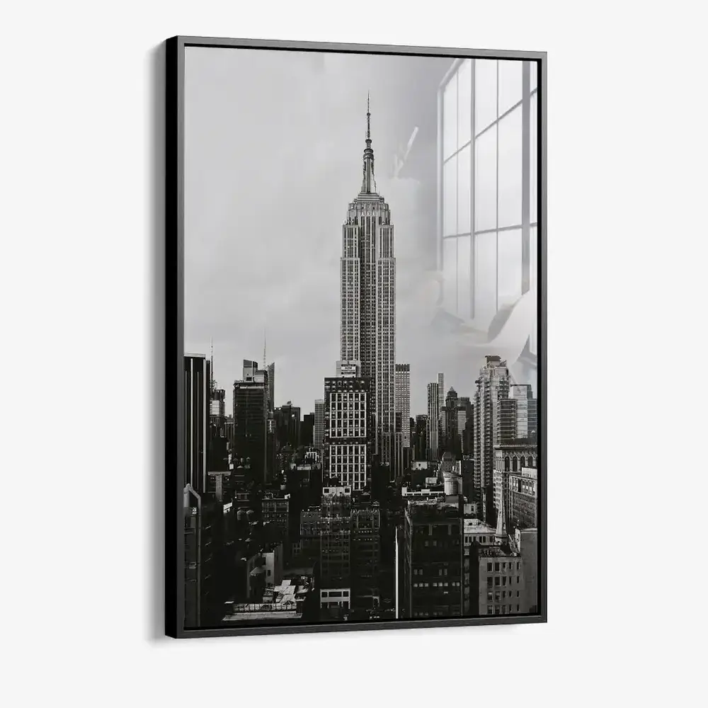 Spire in Cloudlight – Glass