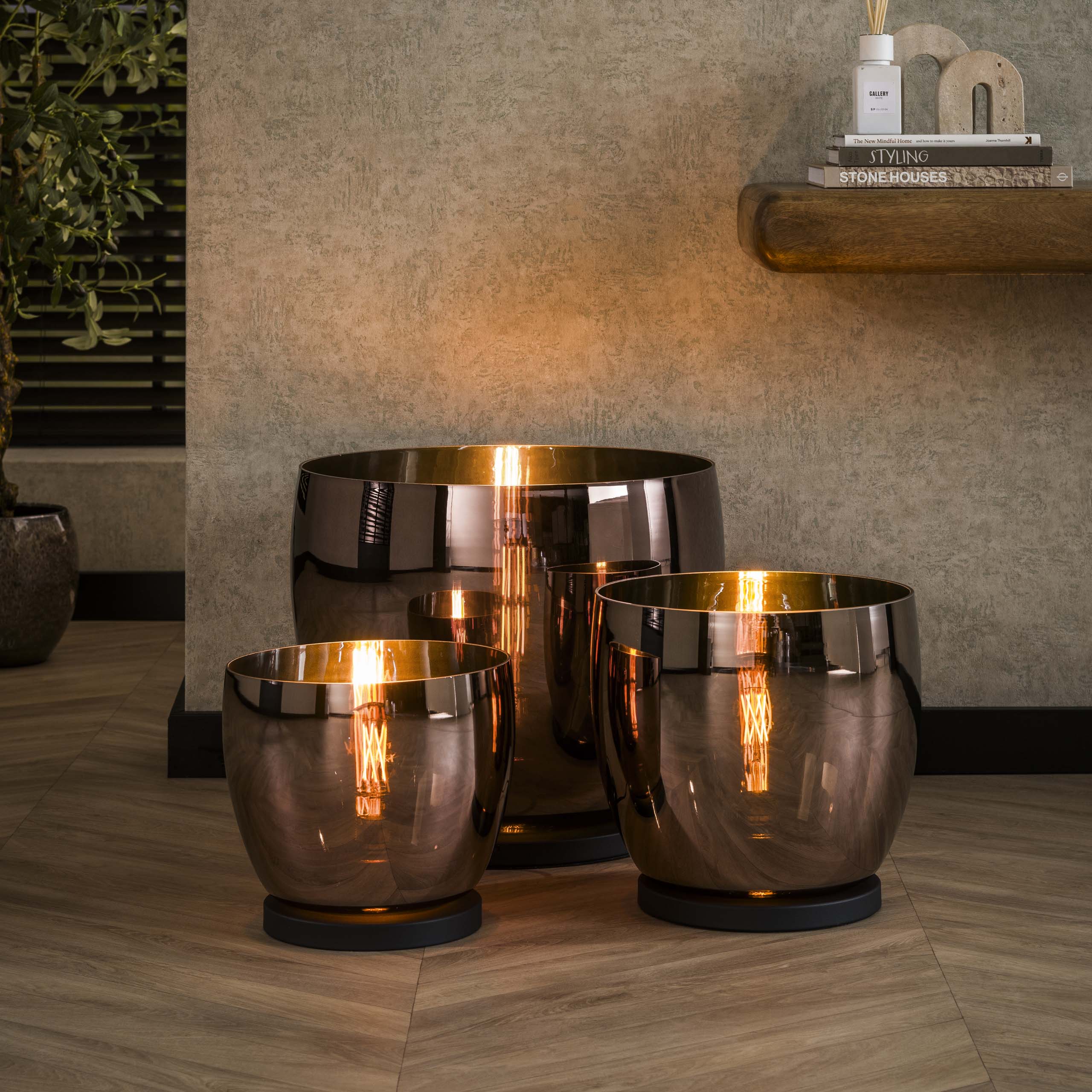 Golvlampa UP XXL 1-ljus - kopparglas