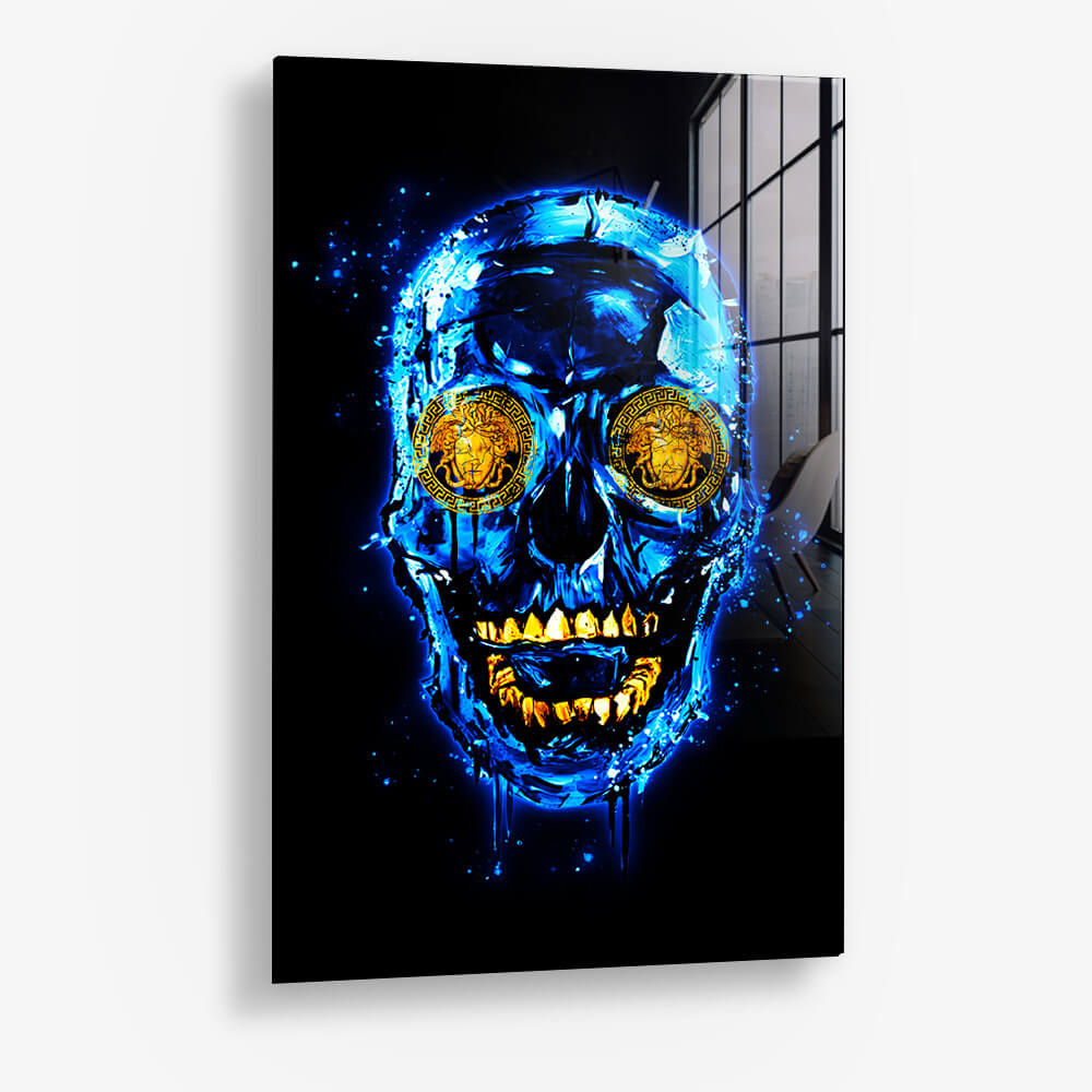 Blue Skull (Limited Edition) - Glas
