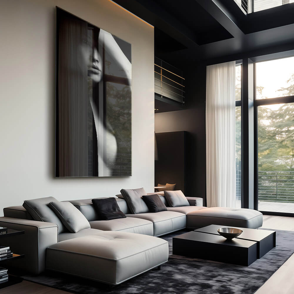 Woman's Silhouette – Glass