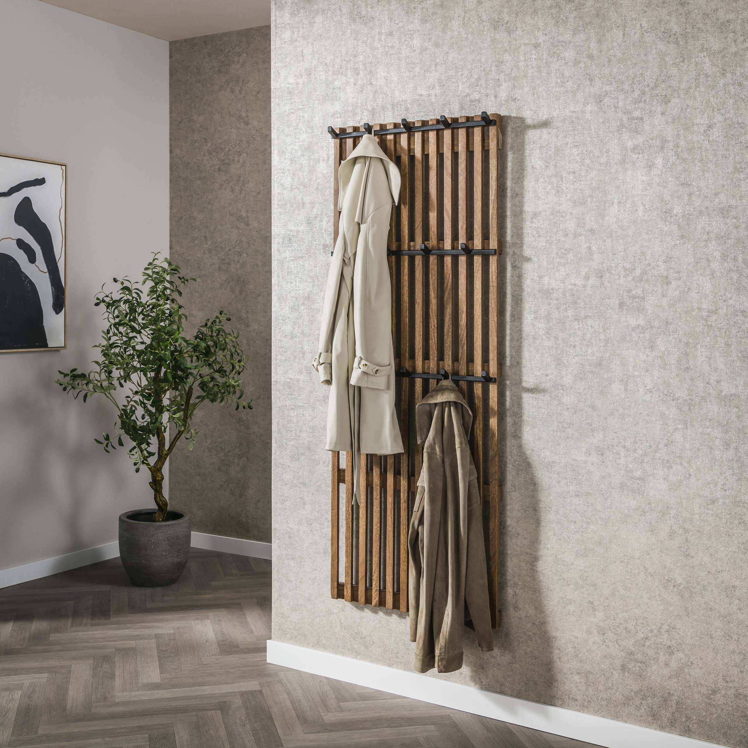 Klädhängare 14 krokar tweak / Solid mango sand färg