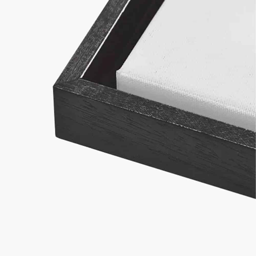 Svävande ram - Svart (Canvas)