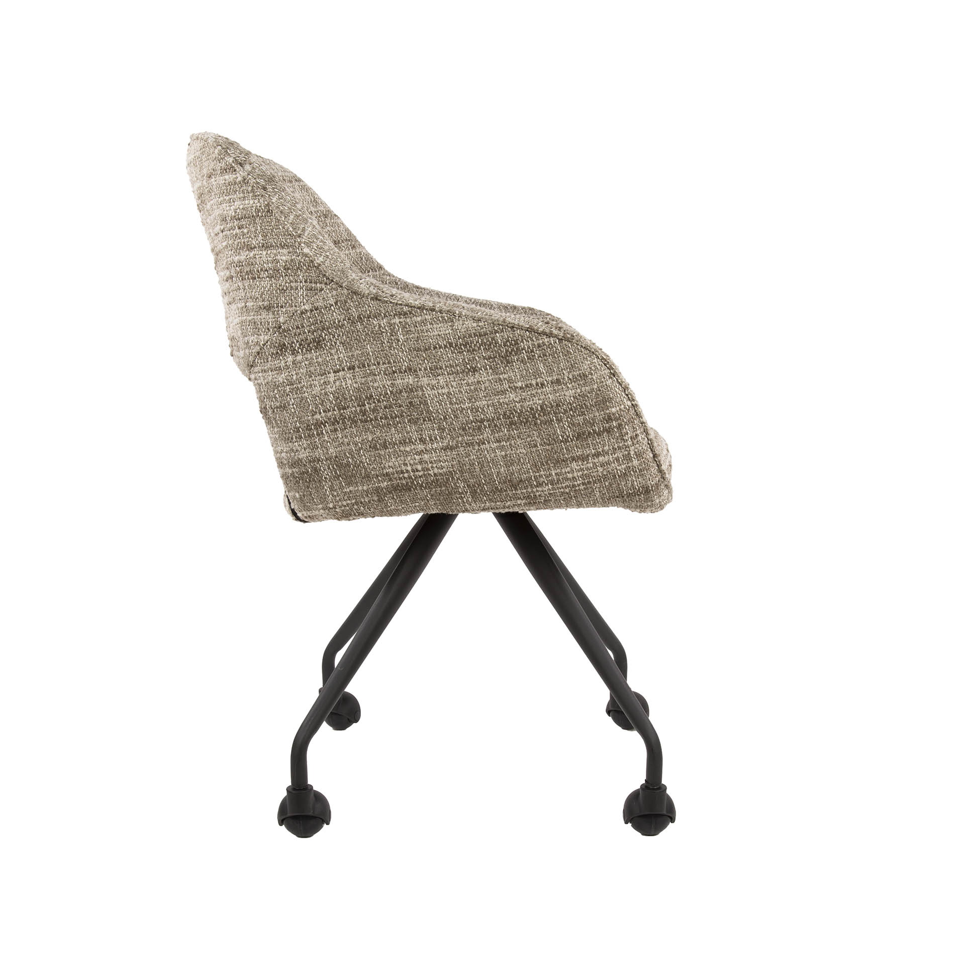 Fåtölj fjäderhjul VPE2 / Eagle sand färg