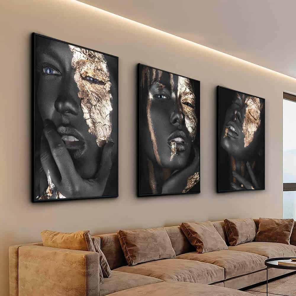 Bundle: "Golden Faces" (3x)