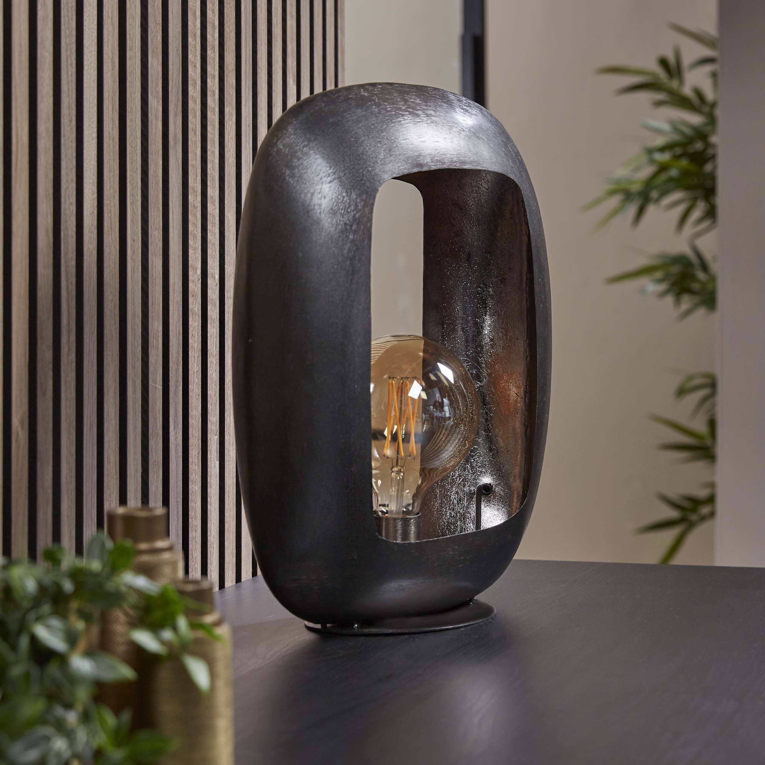 Bordslampa Arch XL / Svart nickel