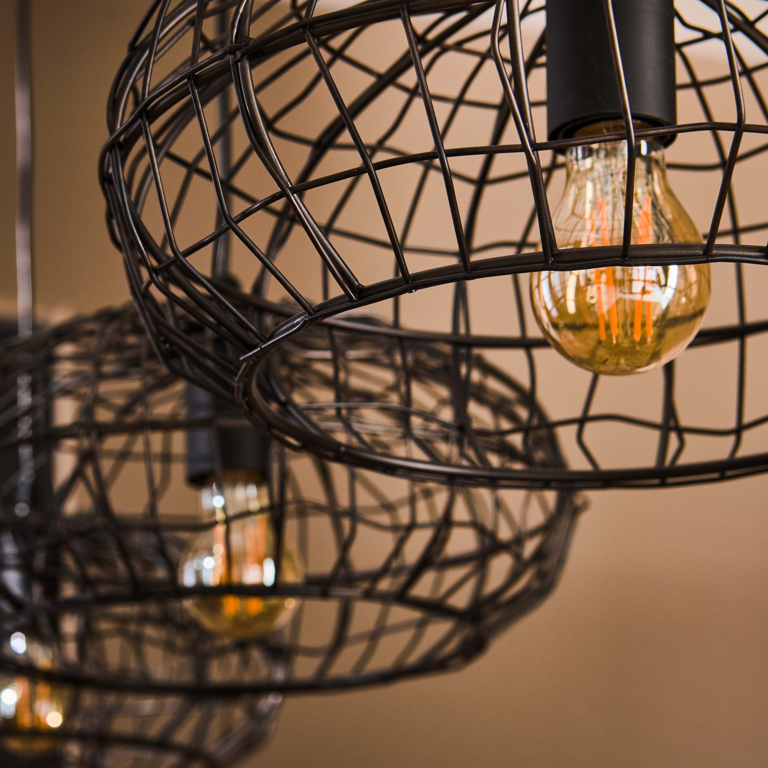 Hänglampa 4L connect XL / Svart brun