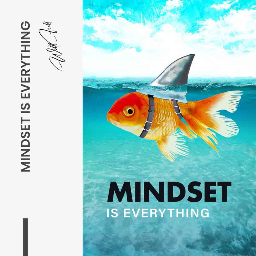 Mindset is Everything - Glas