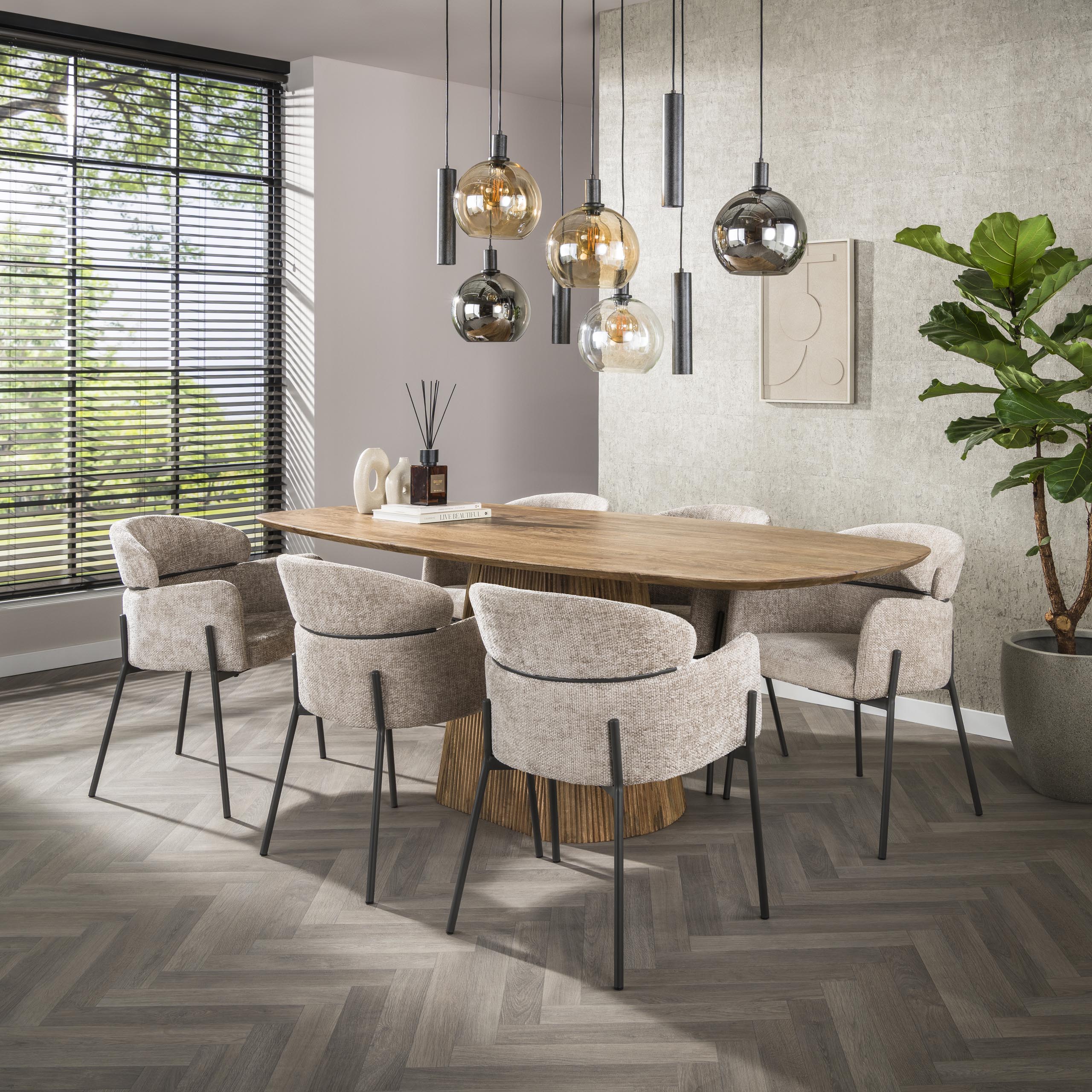 Fåtölj Curva - set om 2 - Hoven sand