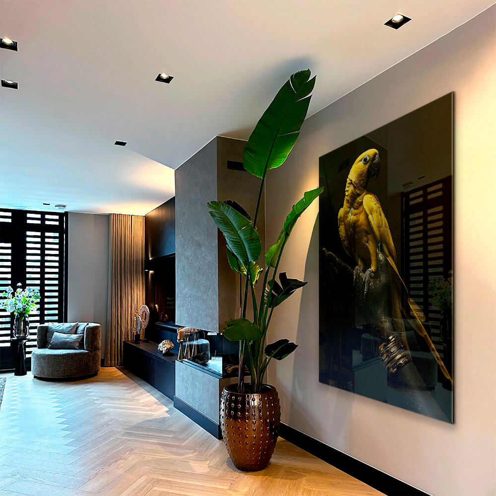 Golden Parrot – Glass