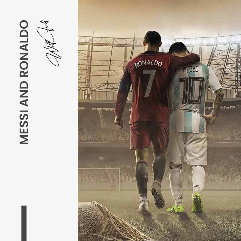 Messi and Ronaldo - Glas