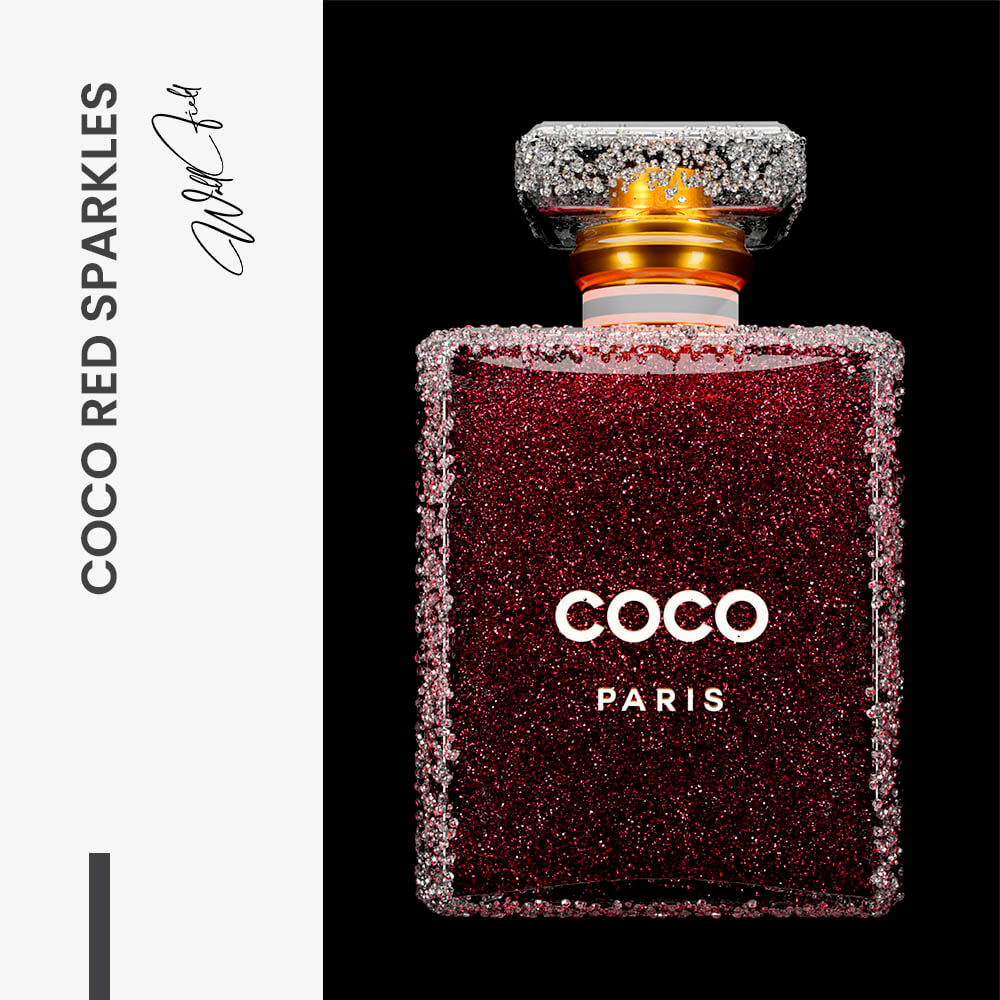COCO Red Sparkles – Glass