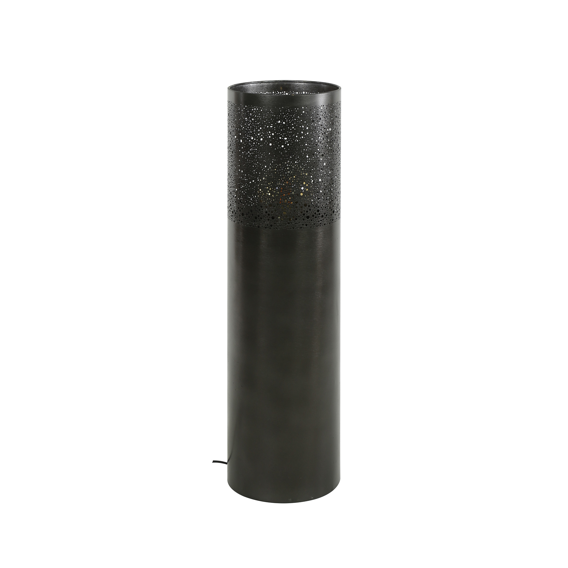 Golvlampa 1-ljus Cylinder Glow 90 cm - Svart nickel