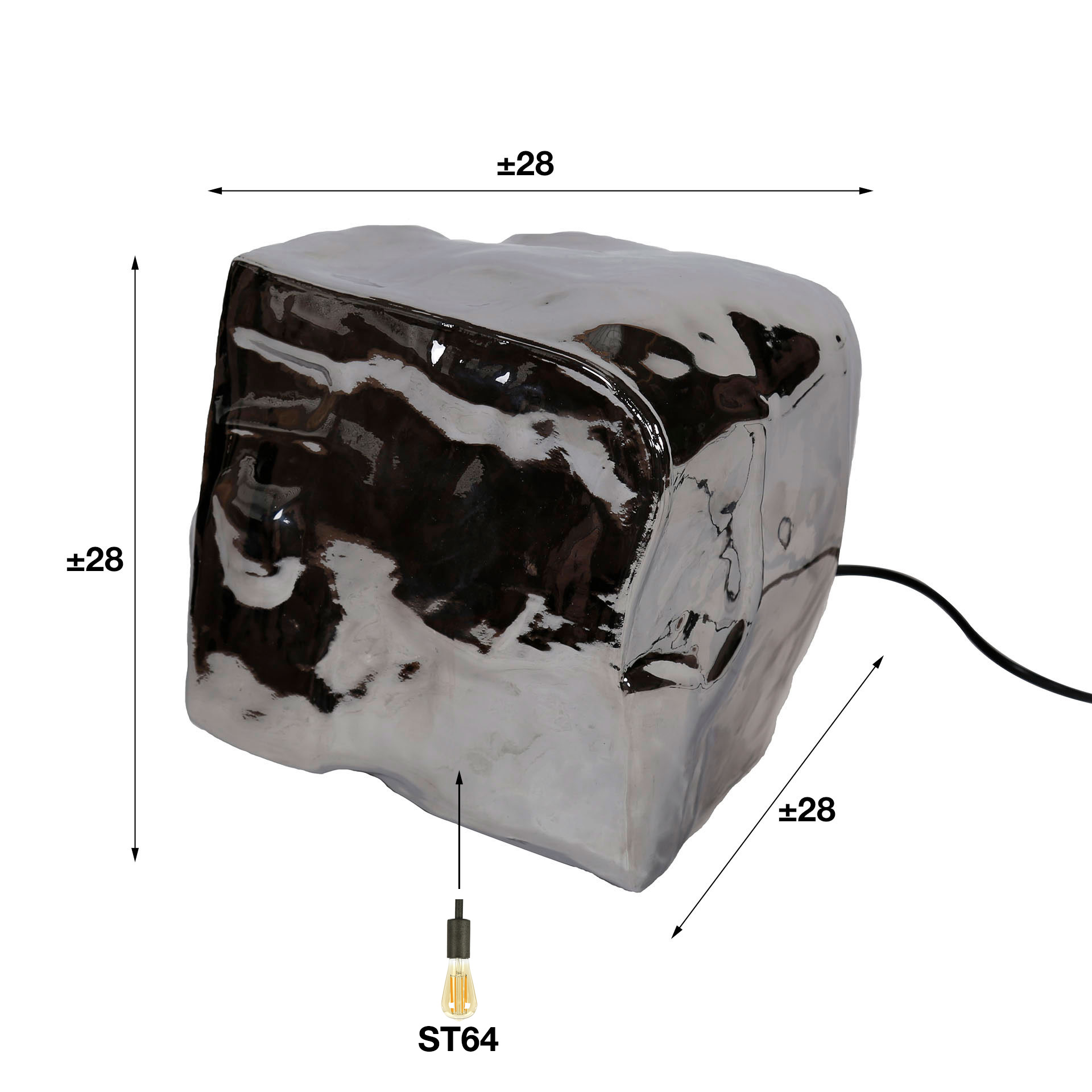 Bordslampa 1L Ändlös