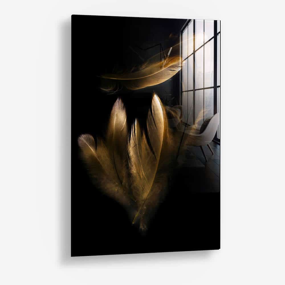 Golden Feathers - Glas