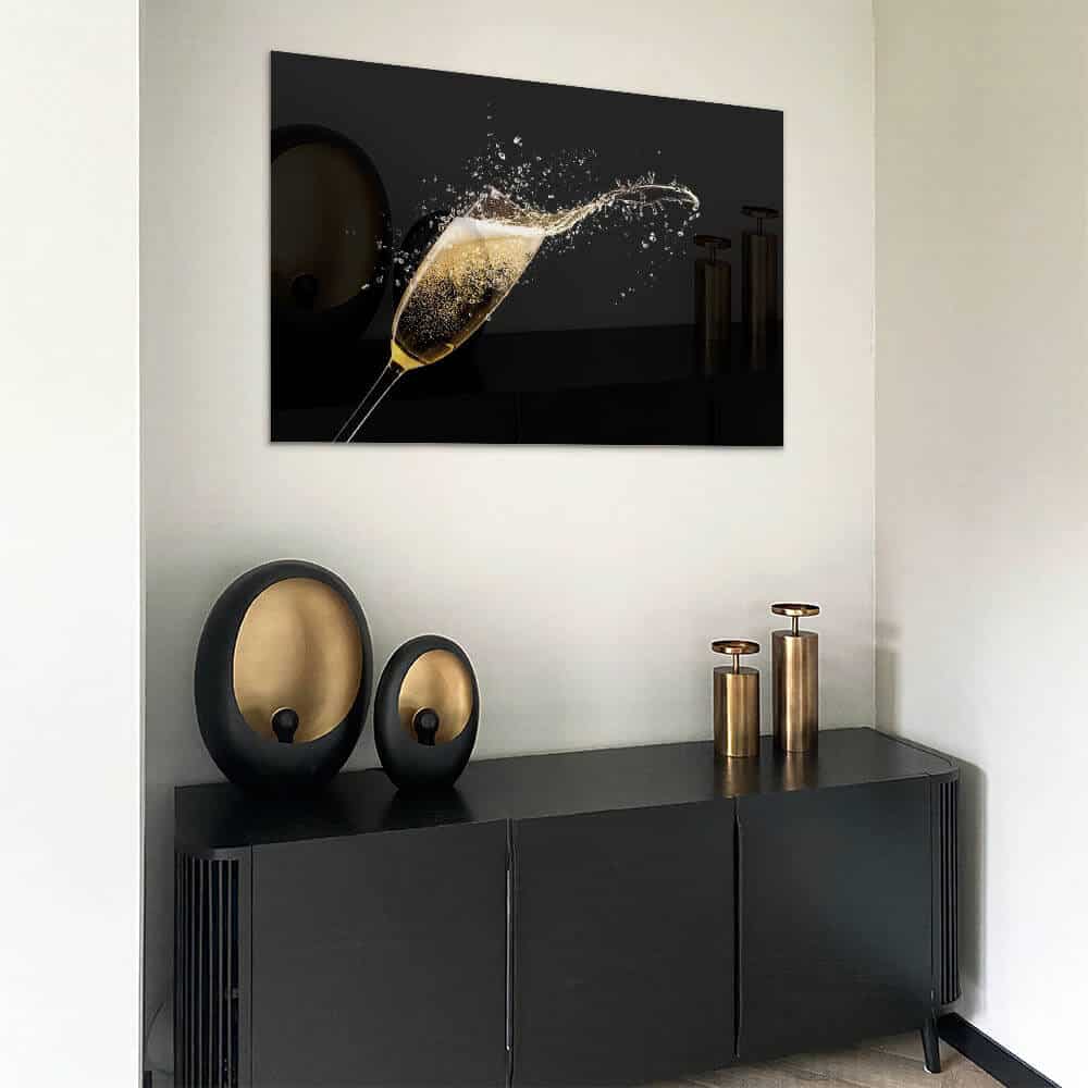 Champagne Spills – Glass