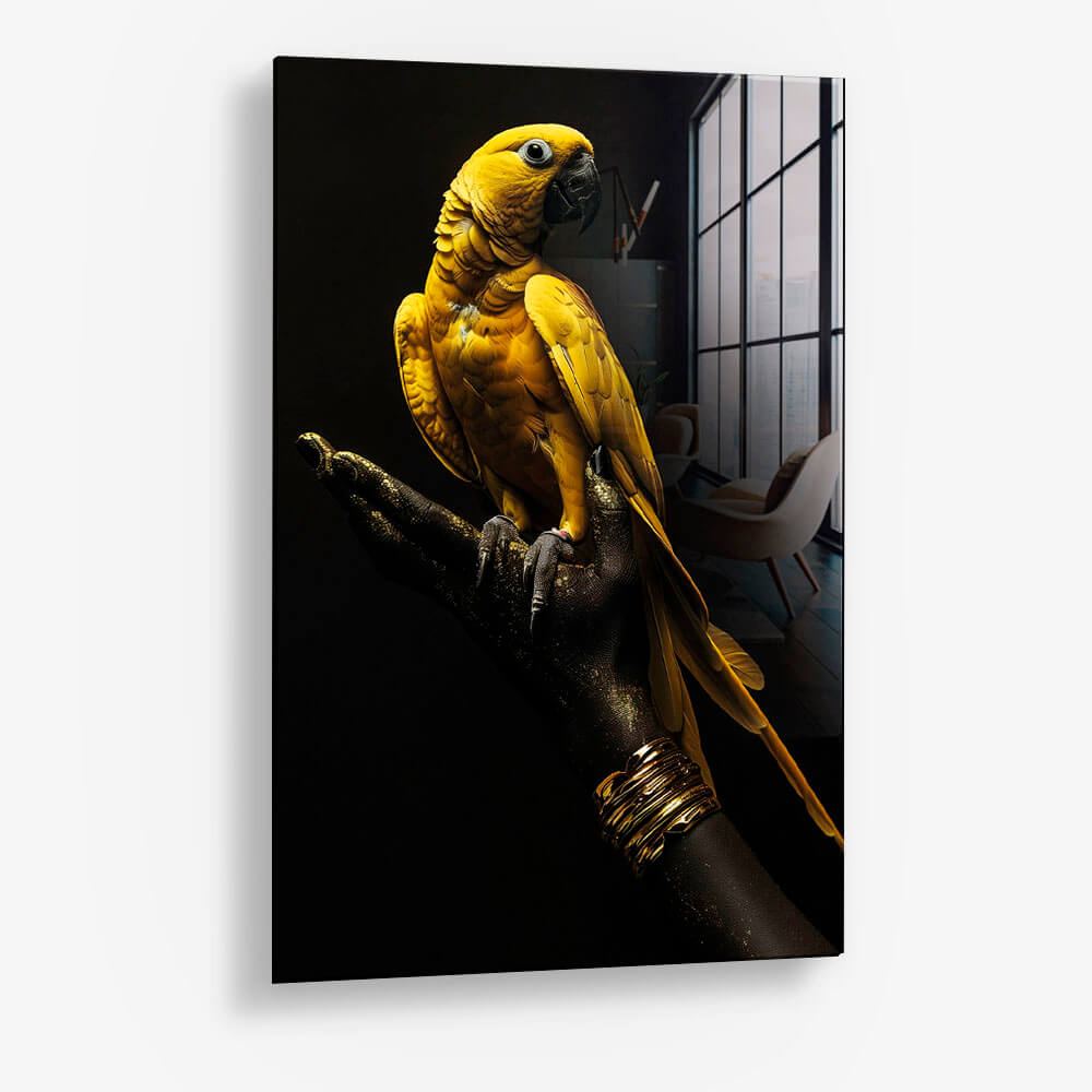 Golden Parrot – Glass