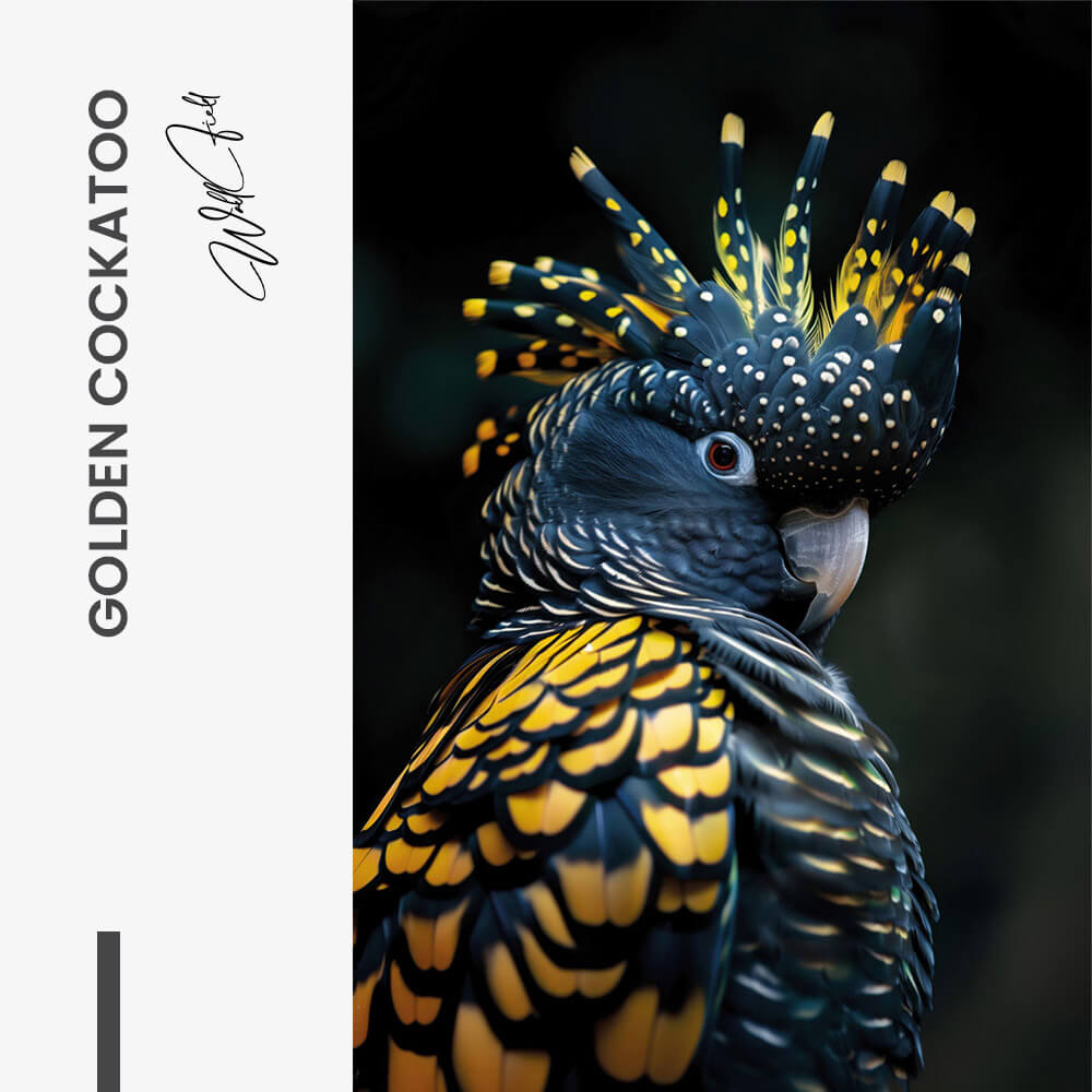 Golden Cockatoo – Glass