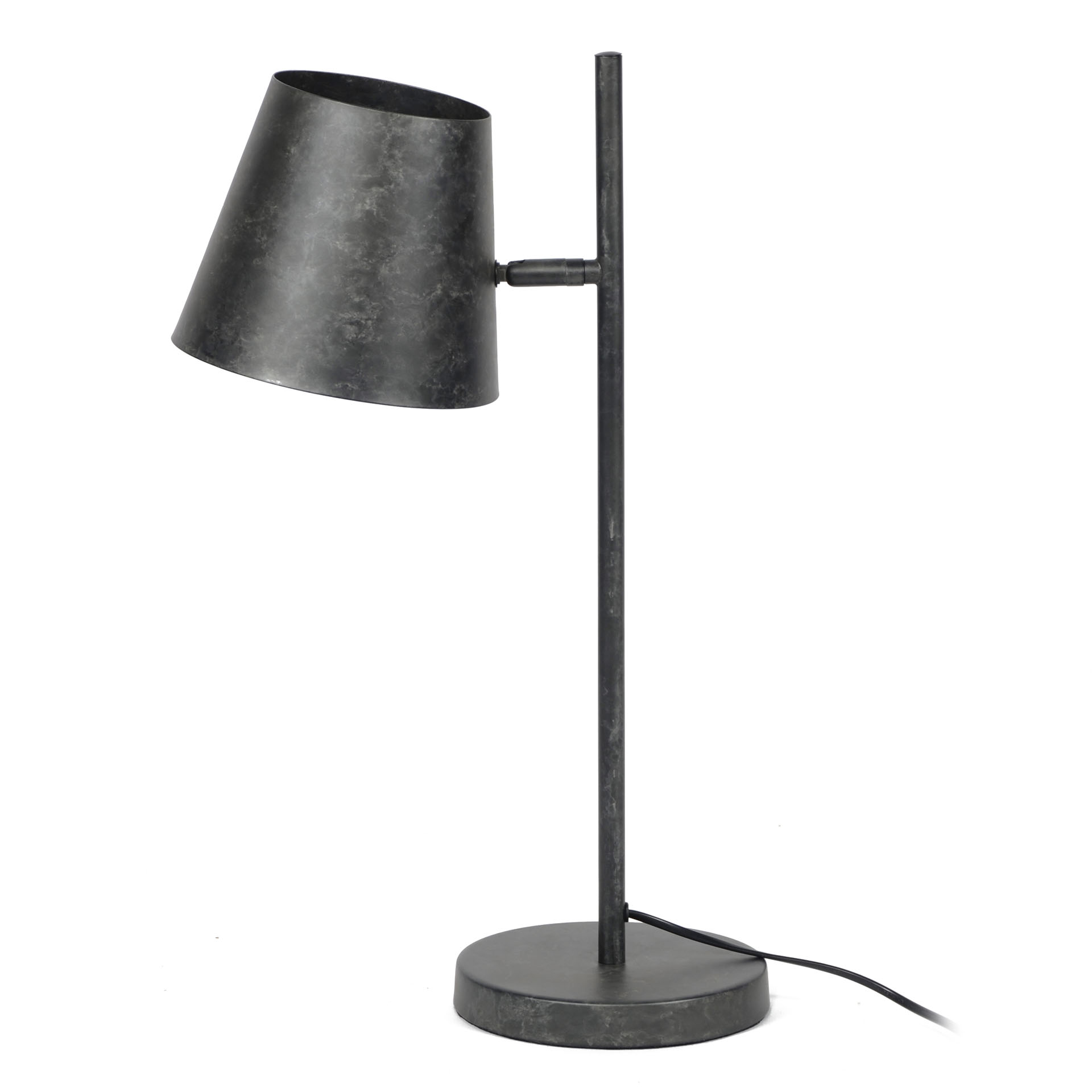 Bordslampa 1L justerbar metallskärm / Charcoal
