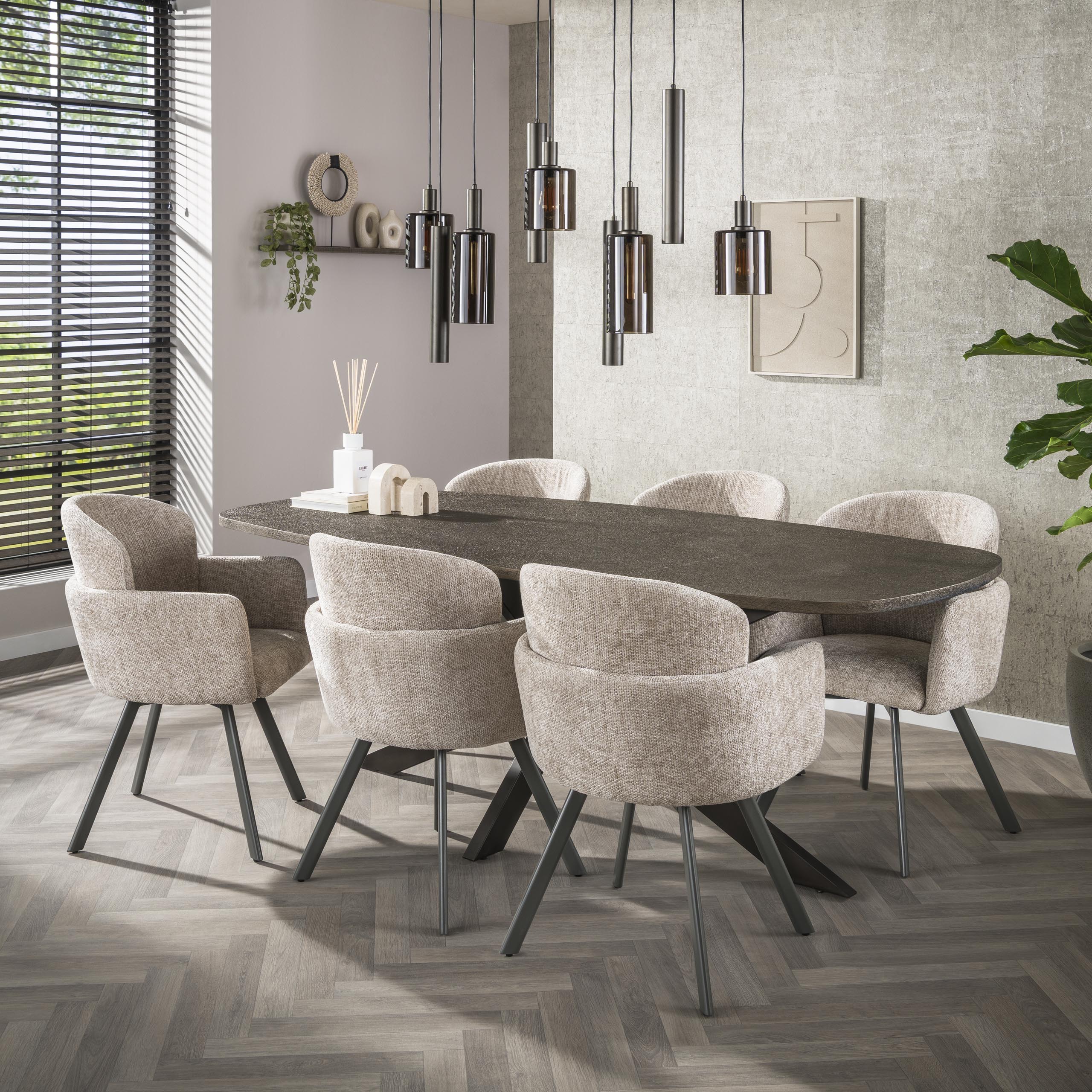 Fåtölj Embrace roterbar - set om 2 - Hoven sand