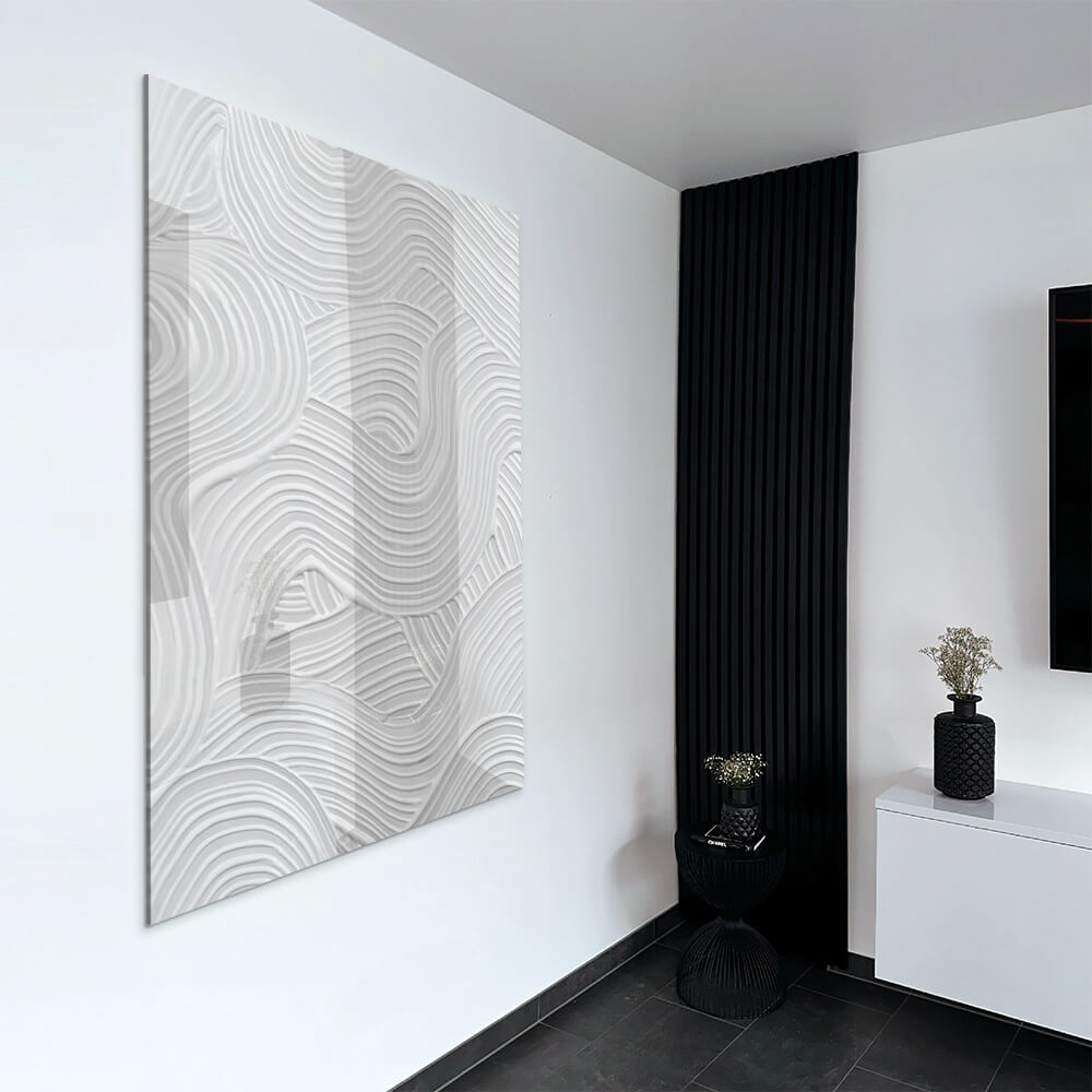 White Painting – Glass