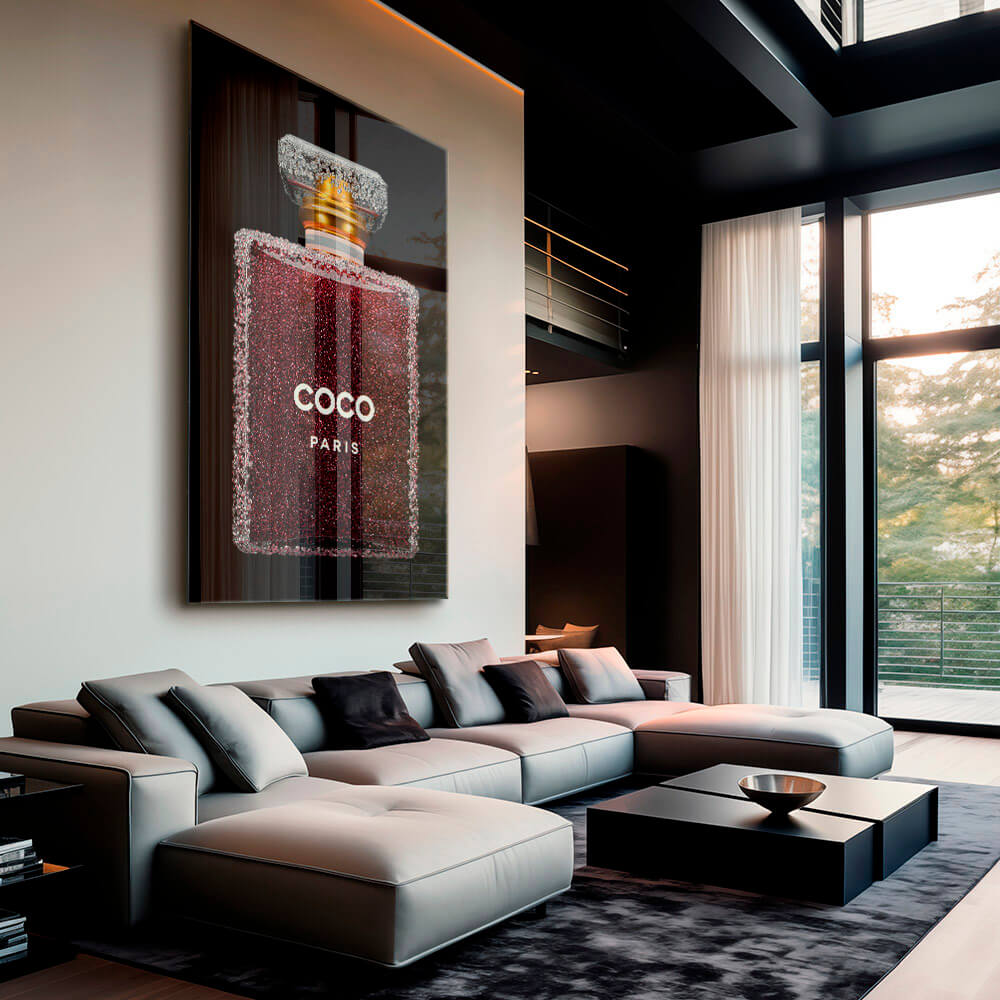 COCO Red Sparkles – Glass